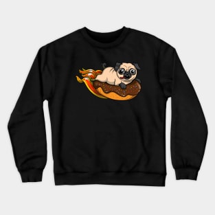 Pug Donut Crewneck Sweatshirt